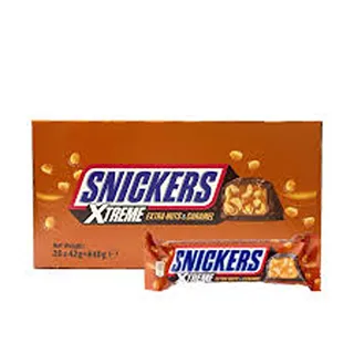 SNICKERS XTREME EXTRA NUTS & CARAMEL 42GX20