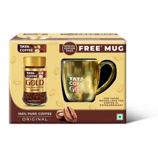 TATA COFFEE GOLD SPECIAL OFFER 100G + MUG FREE