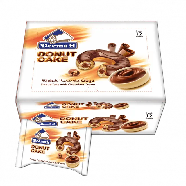 DEEMAH CAKE DONUT CHOCO 40GX12