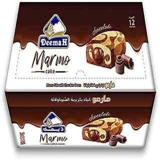ديمة كيك مارمو شوكولاتة 40جم×12