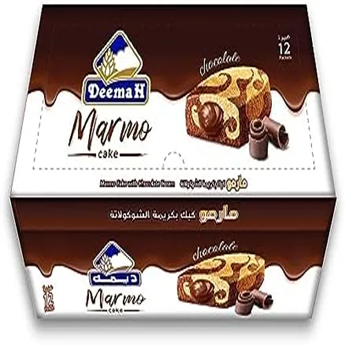 DEEMAH CAKE MARMO CHOCOLATE 40GX12