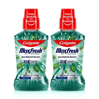 كولجيت غسول فم بلاكس فريش منت أخضر عرض 250MLX2