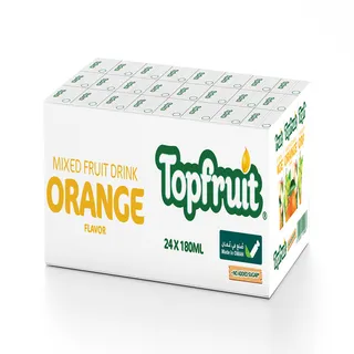 TOP FRUIT JUICE MIXED FRUIT ORANGE NAS 180MLX24