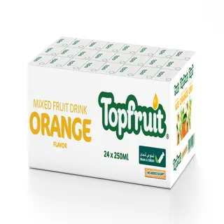 TOP FRUIT JUICE MIXED FRUIT ORANGE NAS 250MLX24