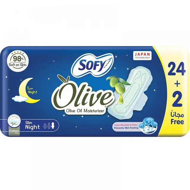 SOFY SANITARY NAPKIN SLIM NIGHT 26S
