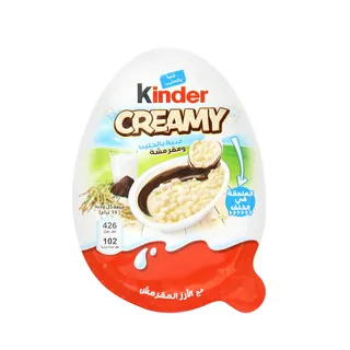 KINDER كريمي حليبي ومقرمش 95G