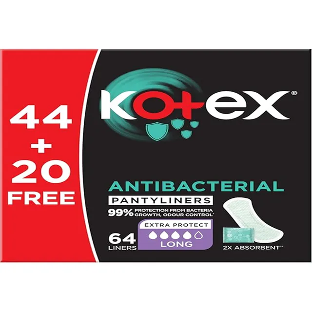 KOTEX بطانات داخلية مضادة للبكتيريا برومو 44+20S