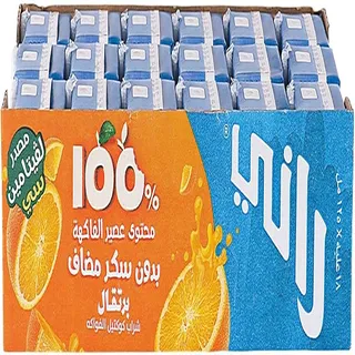 راني عصير برتقال علبة تيترا 250MLX24