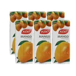 KDD JUICE MANGO NECTAR SPECIAL OFFER 180MLX6