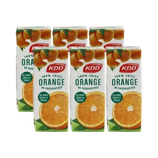 KDD JUICE ORANGE SPECIAL OFFER 180MLX6