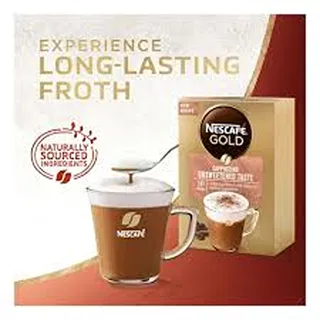 NESCAFE CAPPUCCINO UNSWEETENED FROTHY 14.2GX10
