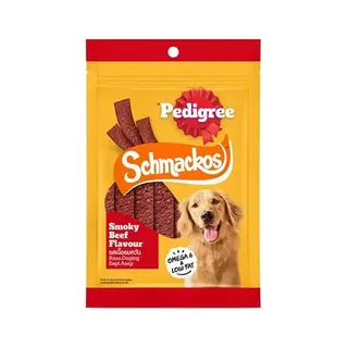 PEDIGREE DOG FOOD SCHMACKOS SMOKY BEEF 70G