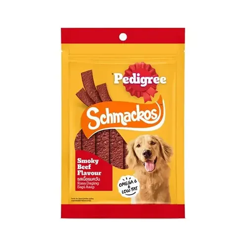 PEDIGREE DOG FOOD SCHMACKOS SMOKY BEEF 70G