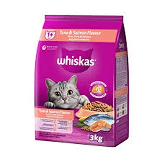 WHISKAS CAT FOOD ADULT TUNA & SALMON 3KG
