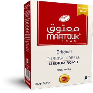 MAATOUK TURKISH COFFEE ORIGINAL MEDIUM ROAST 200G