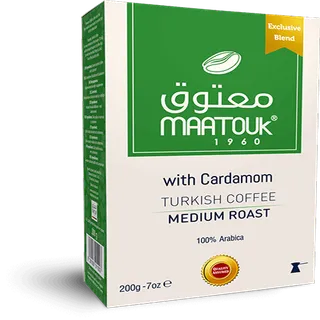MAATOUK TURKISH COFFEE WITH CARDAMOM MEDIUM ROAST 200G