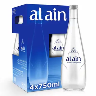 العين ماء عادي زجاجة 4X750ML