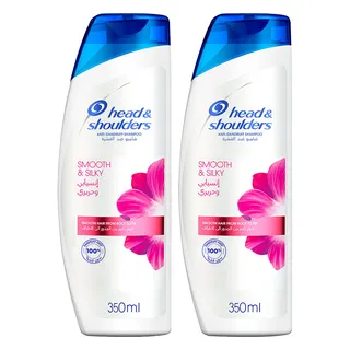 H&S SHAMPOO SMOOTH & SILKY PROMO 350MLX2
