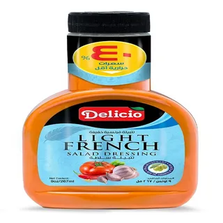 DELICIO LIGHT FRENCH DRESSING 267ML
