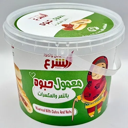 AL SHARA MAAMOUL WITH DATES AND NUTS 500GM