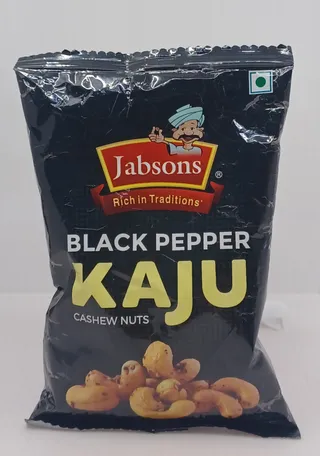 JABSONS CASHEW NUTS BLACK PEPPER 100G