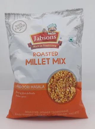 JABSONS NAMKEEN ROASTED MILLET MIX 140G