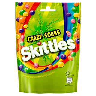 SKITTLES CANDY CRAZY SOURS 152G