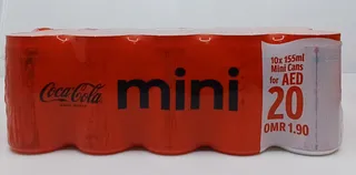 COCA COLA DRINK ZERO SUGAR 155MLX10
