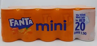 FANTA ORANGE DRINK 155MLX10