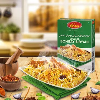 SHAN MASALA MIX SPECIAL BOMBAY BIRYANI 2X60G PROMO