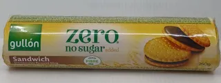 GULLON FIBRE BISCUIT SANDWICH ZERO NO SUGAR 250G