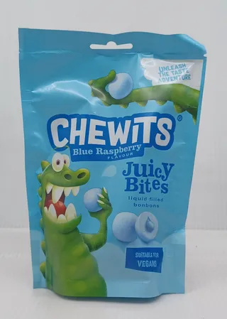 CHEWITS JUICY BITES BLUE RASPBERRY 115G