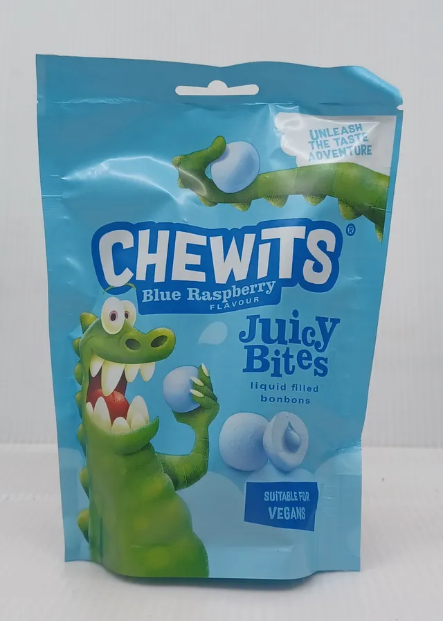 CHEWITS JUICY BITES BLUE RASPBERRY 115G