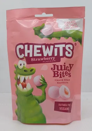 CHEWITS JUICY BITES STRAWBERRY 115G