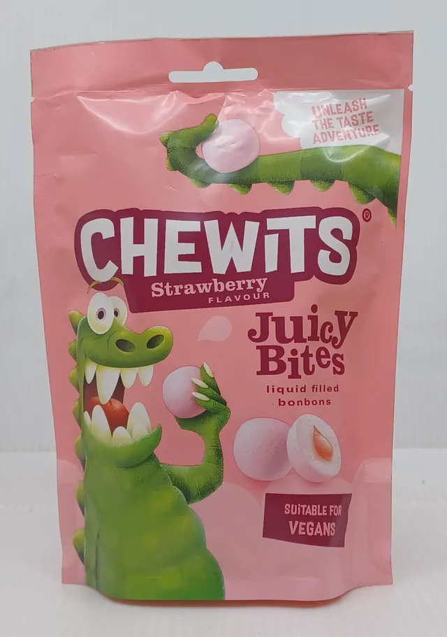 CHEWITS JUICY BITES STRAWBERRY 115G