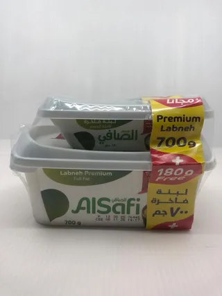 الصافي لبنة بريميوم دسم خاص 700جم+180جم مجانا