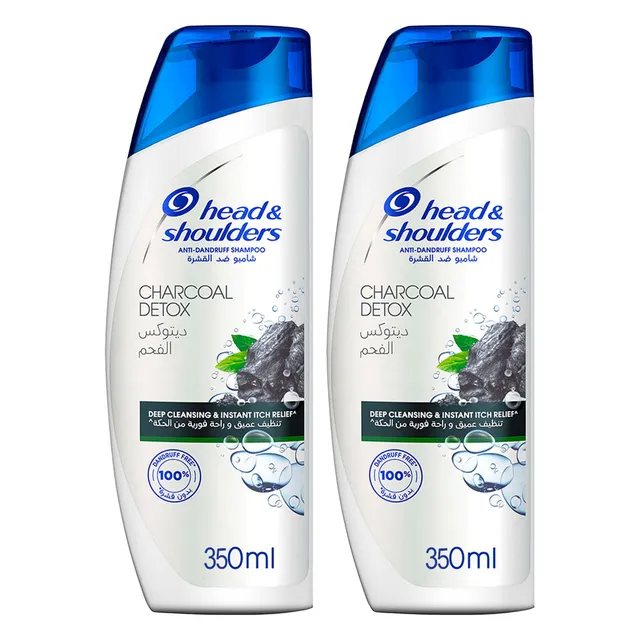 H&S SHAMPOO CHARCOAL PROMO 350MLX2