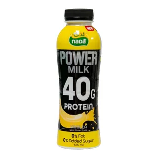 نادا 40G بروتين باور حليب فانيلا مع فواكه مشكلة 425ML