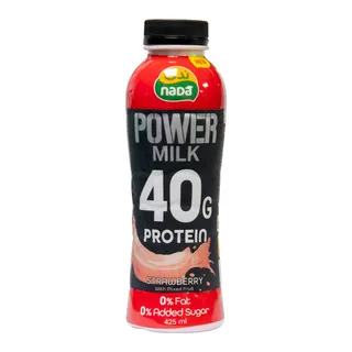 نادا 40G بروتين باور حليب فراولة مع فواكه مشكلة 425ML