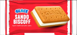 GLACE ICE CREAM SANDO BISCOFF 90ML