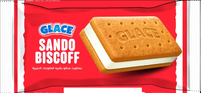 GLACE ICE CREAM SANDO BISCOFF 90ML