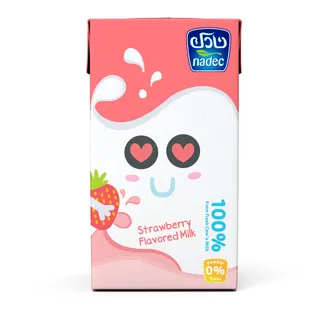 نادك حليب بنكهة فراولة UHT 125ML