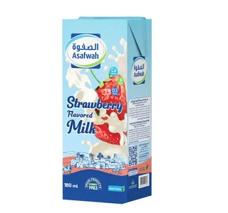 أصفهان حليب UHT بنكهة الفراولة 180مل