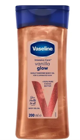 VASELINE BODY GEL OIL VANILLA GLOW 200ML