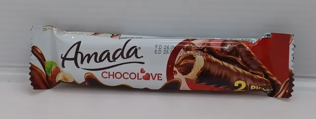 AMADA CHOCOLOVE COATED WAFER 18G