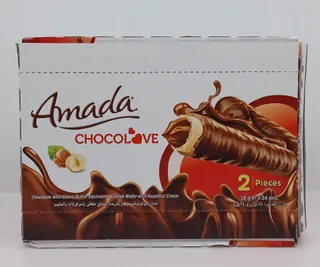 AMADA CHOCOLOVE COATED WAFER 18GX24