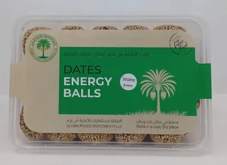 جي إف آي كرات طاقة تمر في سمسم 700جم