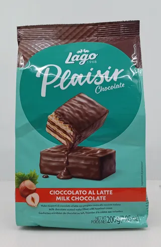 لاغو بلايزير ويفر شوكولاتة حليب 200G