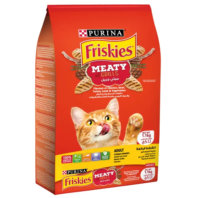 PURINA FRISKIES CAT FOOD MEATY GRILL 1KG