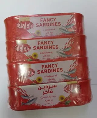 العلالي سردين بالفلفل في زيت عباد الشمس عرض خاص 100GX4